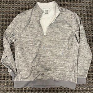 Callaway Golf Heather Grey Quarter Zip Sweater XXL